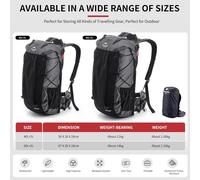 Rocher 20l/45l/65l Internal Frame Hiking Backpack For Outdoor Camping Traveling Backpacking Backpack