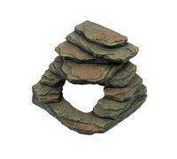 Rocher d'angle 2 pour terrarium Terra Della Gris 33x33x24 cm