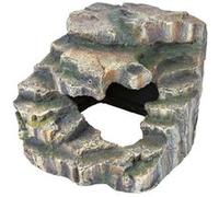 Rocher d'angle avec grotte et plateforme 19 x 17 x 17