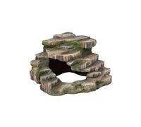 Rocher d'angle avec grotte et plateforme 26 x 20 x 26 cm