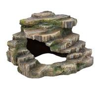 Rocher d'angle avec grotte et plateforme 26 x 20 x 26 cm G