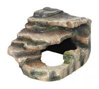 Rocher d'angle - TRIXIE - 19 x 17 x 17 cm - Résine polyester - Grotte et plateforme - Décor naturel