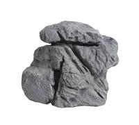 Rocher factice en Mousse texturée, Robuste, idéal pour Les décorateurs de Plateau. Modèle B, Pierre Verte de Dragon YC-14. Poids Net env. 0,5 kg, 31 x 17 x 31 cm.