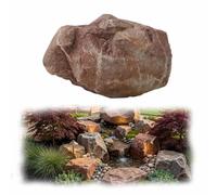 Rochers artificiels, rochers paysagers légers en mousse polyuréthane | Pour jardin, cache-regard, cour, terrasse et décoration intérieure ou extérieure(Giallo,37x23x23cm)