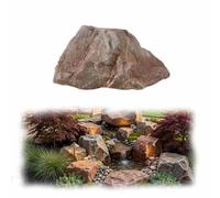 Rochers artificiels, rochers paysagers légers en mousse polyuréthane | Pour jardin, cache-regard, cour, terrasse et décoration intérieure ou extérieure(Giallo,32x25x17cm)