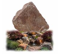 Rochers artificiels, rochers paysagers légers en mousse polyuréthane | Pour jardin, cache-regard, cour, terrasse et décoration intérieure ou extérieure(Giallo,42x23x30cm)
