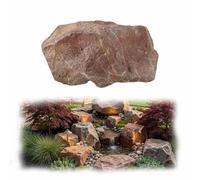 Rochers artificiels, rochers paysagers légers en mousse polyuréthane | Pour jardin, cache-regard, cour, terrasse et décoration intérieure ou extérieure(Giallo,40x30x20cm)