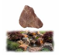 Rochers artificiels, rochers paysagers légers en mousse polyuréthane | Pour jardin, cache-regard, cour, terrasse et décoration intérieure ou extérieure(Giallo,27x18x16cm)