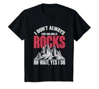 Rochers Drôle Cadeau pour Le Géologue Science Géologie T-Shirt, Enfant, Noir, 2 Ans