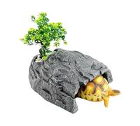 Roches À Reptiles | Maison d'Abri en Résine Imitation Roche,Maison pour Lézards,pour Dragons Barbus, Serpents, Amphibiens, Terrariums, Aquariums et Habitats avec Zone de Bains de Soleil