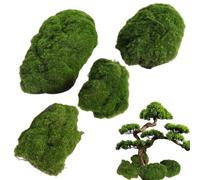 Roches artificielles pour mousse, blocs de mousse floqués à faire soi-même - Roches artificielles pour mousse, roches d'exposition de mousse, fausses roches, affichage, aucun arrosage nécessaire