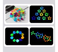Roches d'aquarium Glow Glows Stones, Brillance dans Les Pierres Sombres Brillance dans Les Pierres Sombres (500PCS)