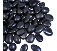 Roches de rivière de 18 kg, galets décoratifs naturels de 2,5 à 5,1 cm pour jardin, cour, aménagement paysager, remplissage de gravier pour aquarium, vases, décoration d'intérieur, aquarium, habitat