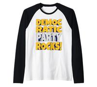 Roches du parti démocratique - Fierté patriotique et progrès Manche Raglan