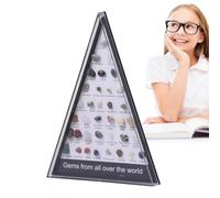 Roches et minéraux pour enfants - collection éducative minérale de 36 pièces | Comprend des pierres précieuses naturelles, des cristaux et une collection de pierres précieuses minérales pour garçons