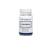 Roches Marines - Complément alimentaire Chlorelle BIO - Vitalité - Détoxification de l'organisme - Apport en vitamines, minéraux et chlorophylle - 60 gélules - Développé en France