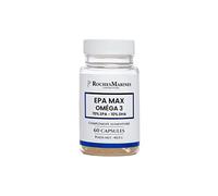 Roches Marines - Complément alimentaire EPA max Oméga 3-70% EPA - 10% DHA - Riche en Oméga 3 EPA - Bon fonctionnement du cerveau et du cœur - Bonne vision - 60 capsules - Développé en France