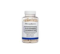 Roches Marines - Complément alimentaire Glucosamine Chondroïtine - 2 composants essentiels des cartilages des articulations - Forme sulfate sans contaminants - 200 gélules - Développé en France