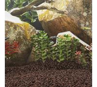 vidaXL Roches Volcaniques, Pierres de Lave sous-Marine, Roches de Lave d'Aquarium, Décorations d'Aquarium Jardin Exterieur, 25 kg Rouge 10-30 cm