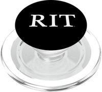 Rochester Institute of Technology RIT B/W Type PopSockets PopGrip pour MagSafe