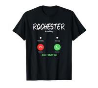 Rochester m'appelle et Je Dois Voyager à New York T-Shirt