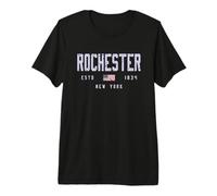 Rochester New York//Rochester, New York Field T-Shirt Haut de Gamme