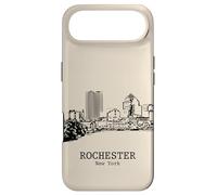 Rochester New York Vintage Skyline Dessin Coque pour iPhone Air