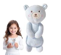 Rochette en peluche, moelleuse en peluche Animal Ashing Hand Shake Rollez | Cartoon Rabbit Bear Duck Shape Sensory Toy for Kids, Grab Shaker