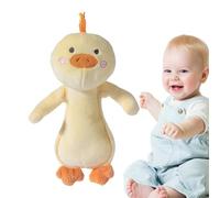 Rochette en peluche, moelleuse en peluche Animal Ashing Hand Shake Rollez | Lapin Bear Duck Shape Sensory Toys, éducation Grab Shaker pour les filles garçons