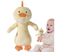 Rochette en peluche, moelleuse en peluche - Animal Rochet - Soft Sensory Grab Shaker, mignon Rabbit Bear Duck Shape Grip Grip Toy pour les bébés