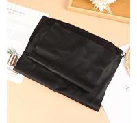 ROCILA 1 feuille de tissu noir en cuir de chèvre véritable pièce à coudre épaisseur 0,6 mm