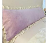 ROCILA 1 taie d'oreiller Longue en Flanelle Douce de Grande Taille, Confortable, pour Amoureux, pour Dormir, 120/150/180 cm, taie d'oreiller en Dentelle