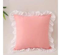 ROCILA 1 taie d'oreiller Solide pour canapé, Housse de Coussin à Volants, décoration de Maison, Bureau, lit, Plusieurs Tailles 40 x 40 cm, 45 x 45 cm, 50 x 50 cm