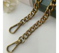 ROCILA Chaîne en Aluminium pour Sac à Main pour Femme de 120 cm, Couleur Or, Simple, à Faire soi-même, chaîne enroulée en métal, Sangle d'épaule sous Les Bras, Sangle de Remplacement