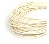 ROCILA Corde en Cuir véritable de 10 mètres, 1 à 3 mm, 17 Couleurs, 5 m, Cordon élastique Rond en Forme de bœuf pour vêtements, Chaussures, Bijoux, matériaux de Fabrication