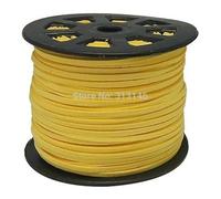 ROCILA Cordon tressé en Cuir suédé synthétique pour macramé, 3 mm, 90 mètres, pour Fabrication de Bijoux, Bracelet, Perles, Fait à la Main