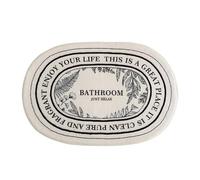 ROCILA Tapis de Bain antidérapant, paillasson Floral, Tapis Absorbant, Tapis d'entrée, Tapis de Sol pour Balcon, Salon, Salle de Bain, Cuisine, décoration en Peluche