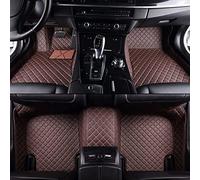 ROCILA Tapis de Sol de Voiture, pour Ford Explorer 7 Seats 2020 2021, Tapis de Pied en Cuir Tous Temps imperméables à la poussière,aBrown