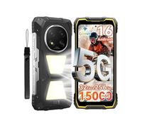 Rock 2 Pro Téléphone Incassable,Android 16 Smartphone Incassable 5G 32Go+256Go,6.67" 120Hz 15000mAh IP69K,16MP+13MP AI Camera,NFC,OTG,GPS,Gemini