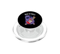Rock and Mole Funny Animal Jeu de Mots PopSockets PopGrip pour MagSafe