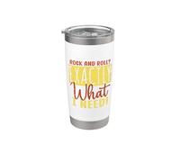 Rock And Roll ? Exactement ce dont j'ai besoin ! Gobelet isotherme en acier inoxydable double paroi
