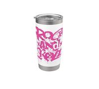 Rock And Roll Graffiti Street Art Musique Gobelet isotherme en acier inoxydable double paroi