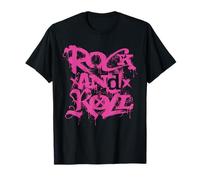 Rock and Roll Graffiti Street Art Musique T-Shirt