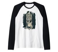 Rock and Roll Graphic Tees - Novelty T-Shirts & Cool Designs Manche Raglan