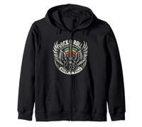 Rock And Roll Guitar Rock Band Country Music Guitar Musician Sweat à Capuche