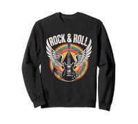 Rock And Roll Guitar Rock Band Country Music Guitar Musician Sweatshirt