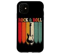 Rock and Roll Guitare électrique Vintage Fans de Musique Rock and Roll Coque pour iPhone 11