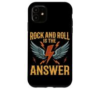 Rock and Roll is The Answer Guitare électrique Vintage Punk Coque pour iPhone 11