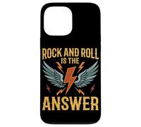 Rock and Roll is The Answer Guitare électrique Vintage Punk Coque pour iPhone 13 Pro Max