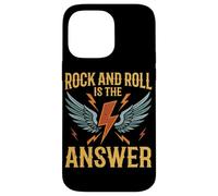 Rock and Roll is The Answer Guitare électrique Vintage Punk Coque pour iPhone 14 Pro Max